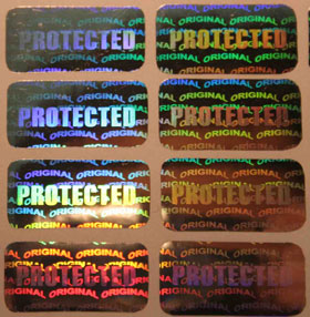 Hologram stickers